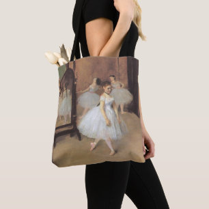 The Dancing Class by Edgar Degas, Vintage Ballet Tote Bag