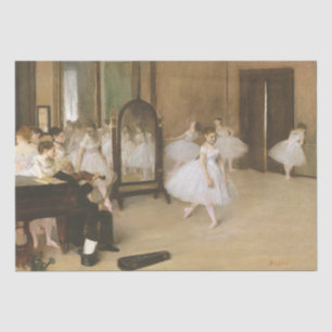 The Dancing Class (ca. 1870) painting Edgar Degas Tissue Paper