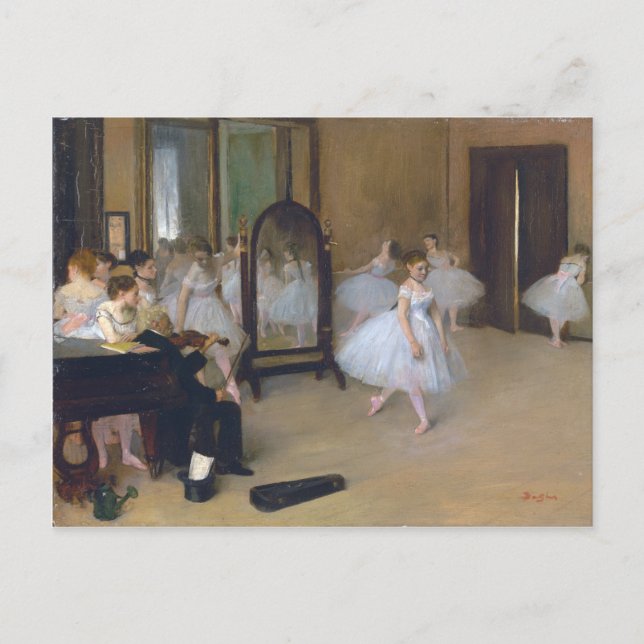 The Dancing Class - Edgar Degas Postcard (Front)