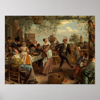 The Dancing Couple Painting Poster