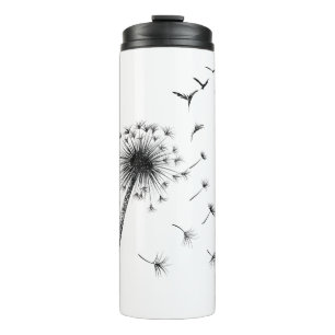 The Dancing Dandelion   Positivity Thermal Tumbler