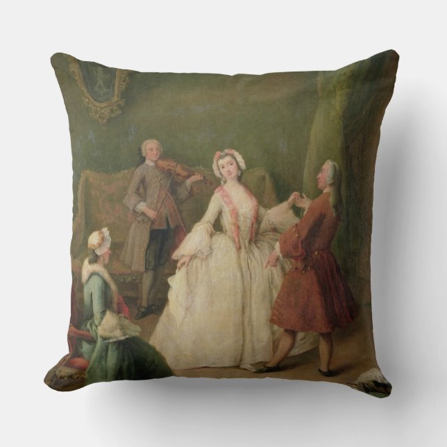 The Dancing Lesson Cushion (Front)