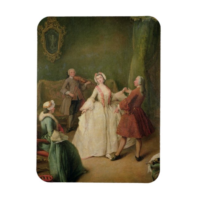 The Dancing Lesson Magnet (Vertical)