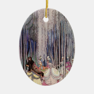 The Dancing Princesses Ceramic Ornament