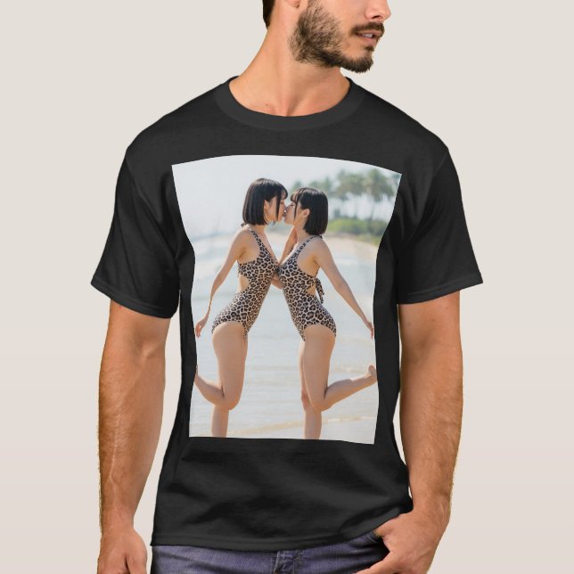 The Dangerous Relationship between Two Cute Girls  T-Shirt (Front)
