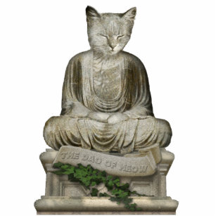 The Dao of Meow Standing Photo Sculpture