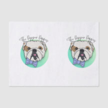 The Dapper Doggies Tissue Paper