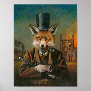 The Dapper Fox 10 x 12.89 Print