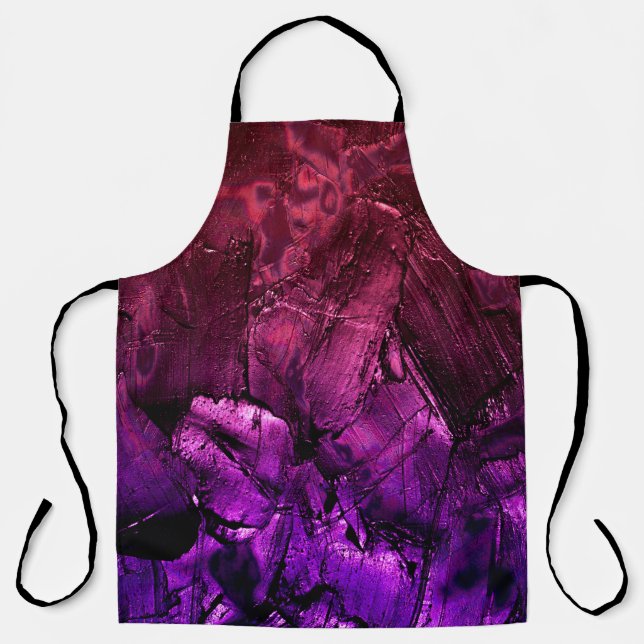 The dark abstract background texture with gradient apron (Front)