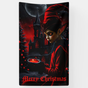 The dark christmas time.  banner