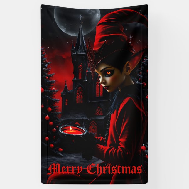 The dark christmas time.  banner (Vertical)