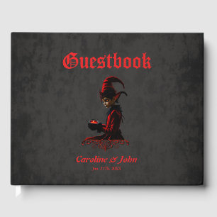 The dark christmas time. guest book