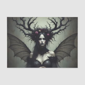 The Dark Fairy Fantasy Decoupage Tissue Paper
