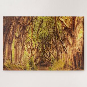 The Dark Hedges Antrim Ireland. Jigsaw Puzzle