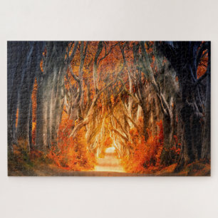 The Dark Hedges Antrim Ireland. Jigsaw Puzzle