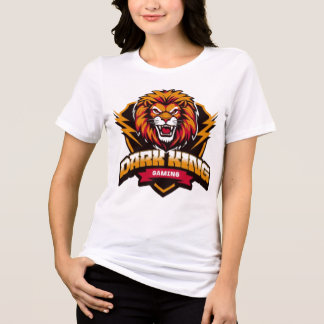 The "Dark King Gaming" t-shirt design Tri-Blend Shirt