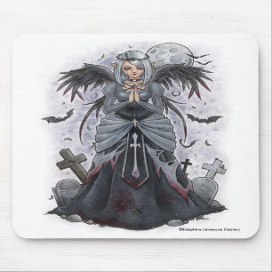 The Dark Priestess Angel Mousepad