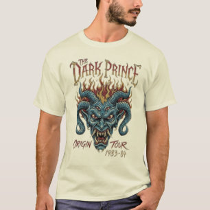 The Dark Prince: Vintage 80s Rock Tour T-Shirt