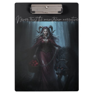 The Dark Red Ridding Hood Clipboard