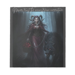 The Dark Red Ridding Hood Notepad