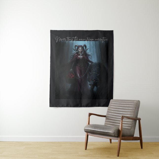 The Dark Red Ridding Hood Tapestry (In Situ)
