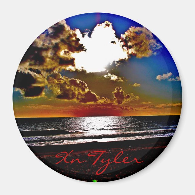 The Dark Side Of Malibu Magnet (Front)