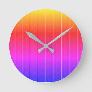 The Dark Teal Grid Clock