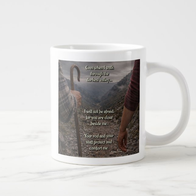 The darkest valley large coffee mug (Right)