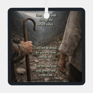 The darkest valley metal tree decoration