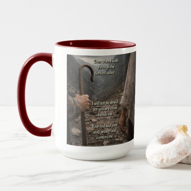 The darkest valley mug (With Donut)