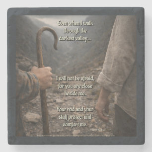 The darkest valley stone coaster