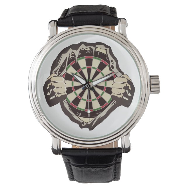 The dartboard on your chest! placemat watch (Front)