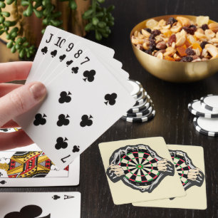 The dartboard on your chest! playing cards