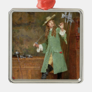 The Dashing Cavalier Metal Ornament