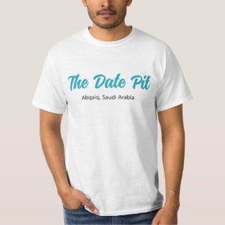 The Date Pit - Teal  T-Shirt