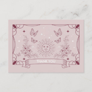 The Daughter Tarot Baby Shower Thank You Card