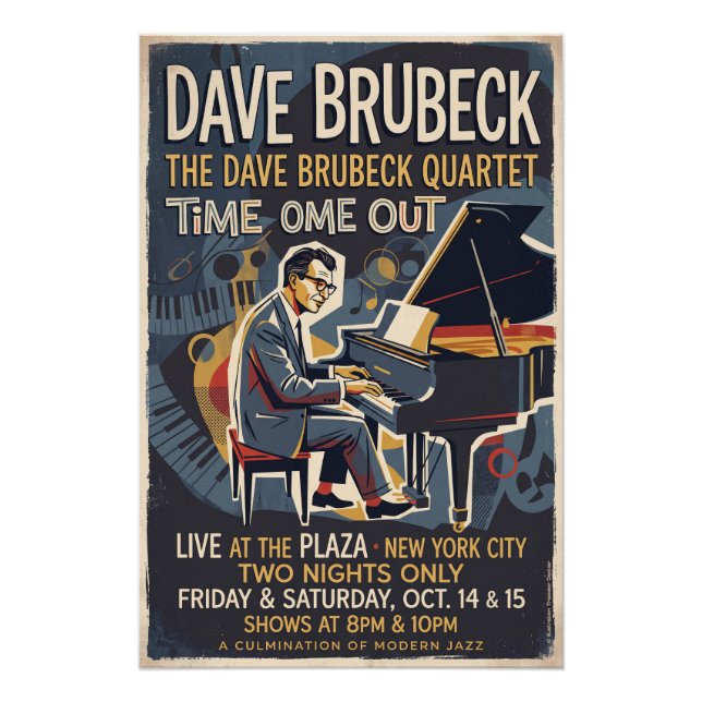 The Dave Brubeck Quartet  Poster (Front)
