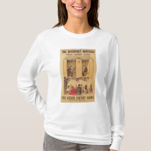 The Davenport brothers, poster for Seance, 1865 T-Shirt