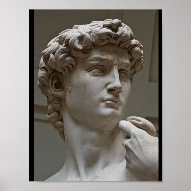 "The David" by Michelangelo Poster (Front)