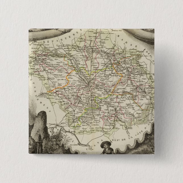 The dawn 15 cm square badge (Front)