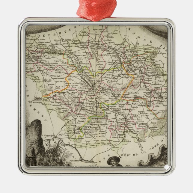 The dawn metal ornament (Front)