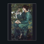 The Day Dream by Dante Gabriel Rossetti Postcard<br><div class="desc">The Day Dream by Dante Gabriel Rossetti,  oil on canvas 1880,  Pre-Raphaelite painting.</div>