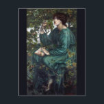 The Day Dream by Dante Gabriel Rossetti Postcard<br><div class="desc">The Day Dream by Dante Gabriel Rossetti,  oil on canvas 1880,  Pre-Raphaelite painting.</div>