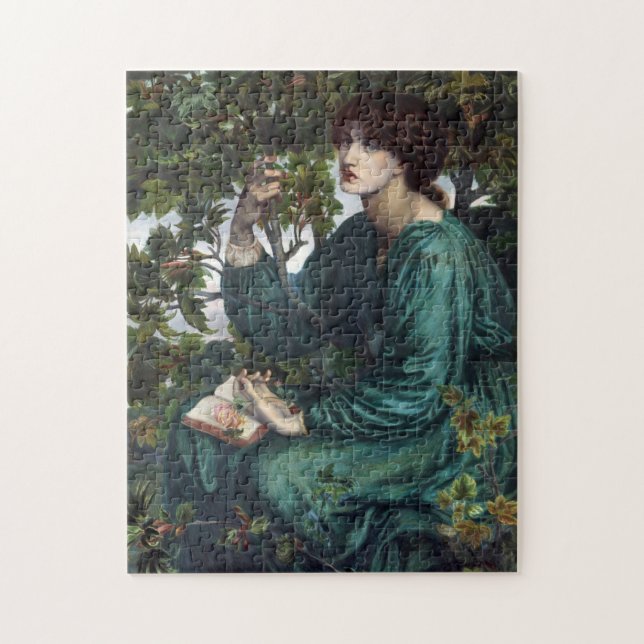 The Day Dream by Gabriel Rossetti Jigsaw Puzzle (Vertical)