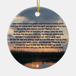 The day God called you home double-sided ornament