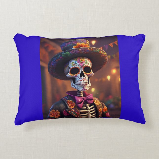 The Day of the Dead Decorative Cushion (Front)