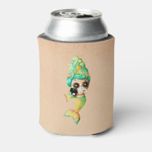 The Day of The Dead Mermaid Girl Can Cooler