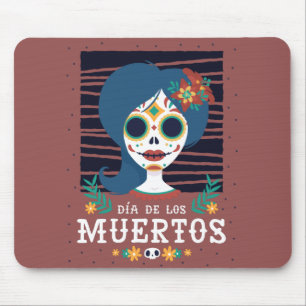 The Day Of The Dead Mexican Sugar Skull Gift Mouse Pad