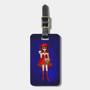 The Day of The Dead Red Riding Hood Luggage Tag