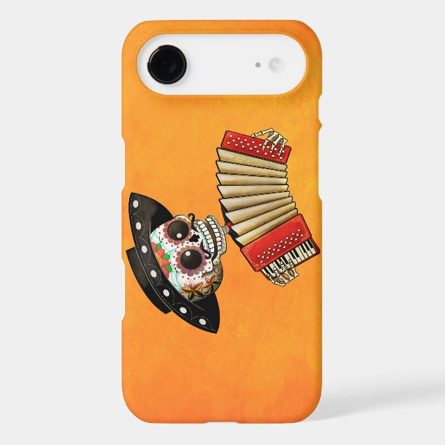 The Day of The Dead Skeleton El Mariachi Case-Mate iPhone Case (Back)